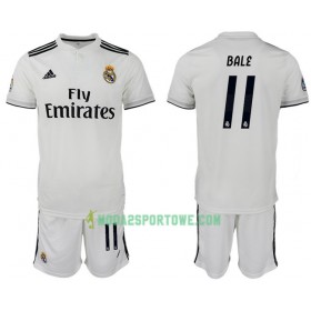 Koszulka Real Madryt BALE 11 Dziecięcy Domowe Stroje Piłkarskie 2018/19 Krótki Rękaw